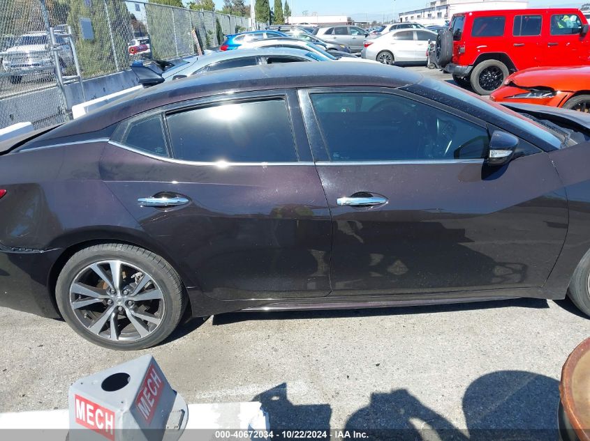 2017 Nissan Maxima 3.5 Sv VIN: 1N4AA6AP9HC424504 Lot: 40672034