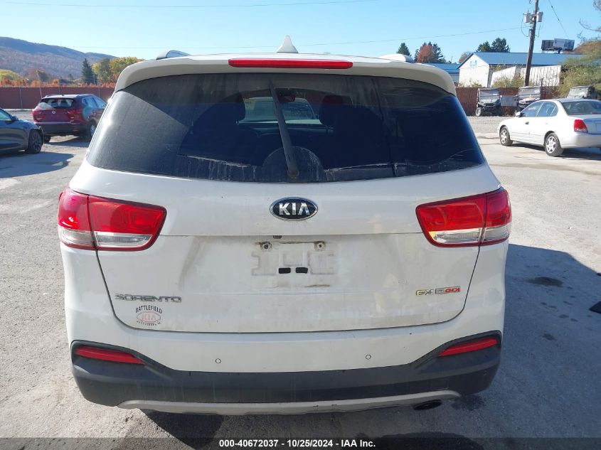 2016 Kia Sorento 2.0T Ex VIN: 5XYPHDA16GG030534 Lot: 40672037