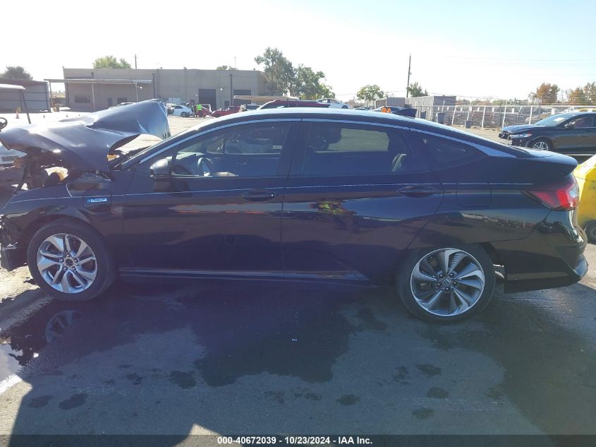 2018 Honda Clarity Plug-In Hybrid VIN: JHMZC5F17JC011233 Lot: 40672039