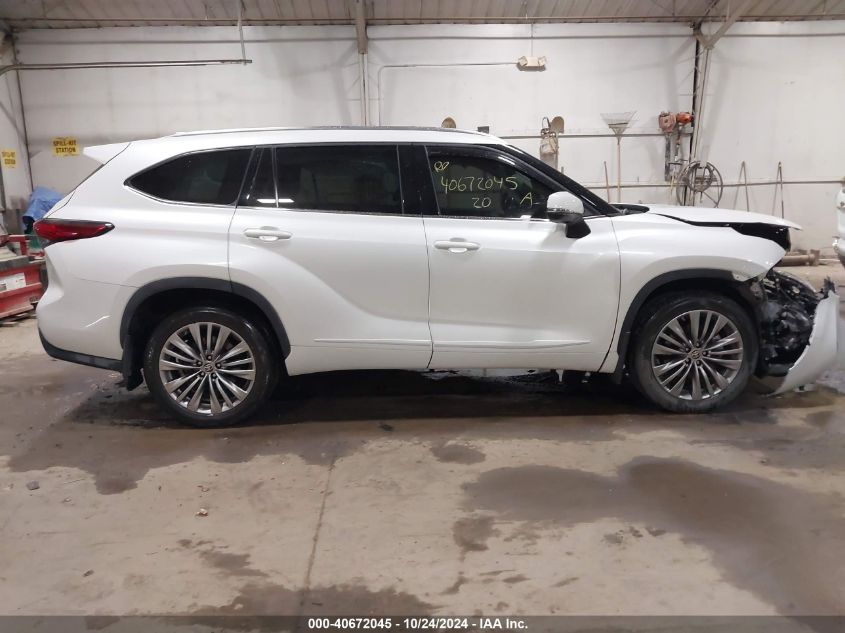 2020 TOYOTA HIGHLANDER PLATINUM - 5TDFZRBH6LS048160