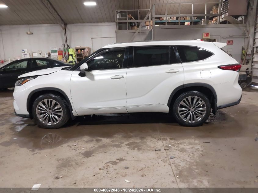 2020 Toyota Highlander Platinum VIN: 5TDFZRBH6LS048160 Lot: 40672045