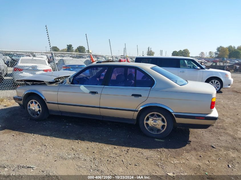 1991 BMW 525 I Automatic VIN: WBAHD631XMBJ58576 Lot: 40672050