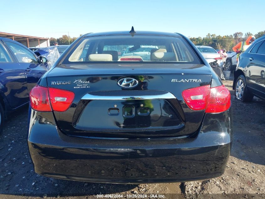 2010 Hyundai Elantra Gls VIN: KMHDU4AD6AU181528 Lot: 40672084