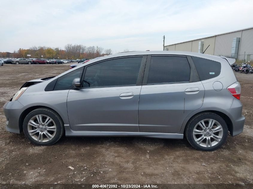 2009 Honda Fit Sport VIN: JHMGE87689S047673 Lot: 40672092