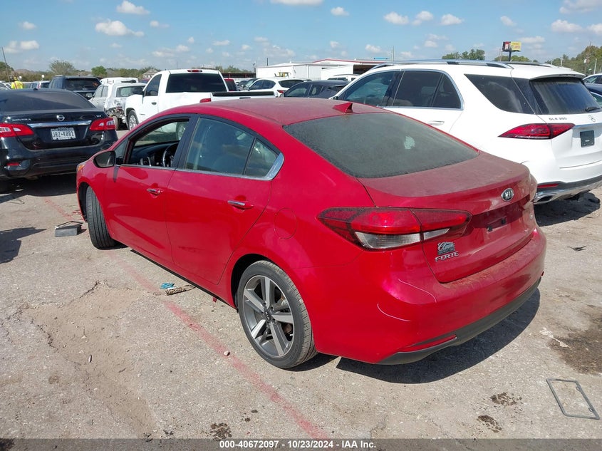 VIN 3KPFL4A87HE070210 2017 KIA FORTE EX