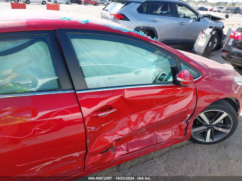 2017 Kia Forte Ex VIN: 3KPFL4A87HE070210 Lot: 40672097