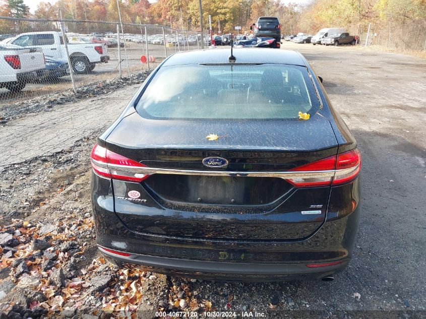 2018 Ford Fusion Se VIN: 3FA6P0HD0JR250908 Lot: 40672120