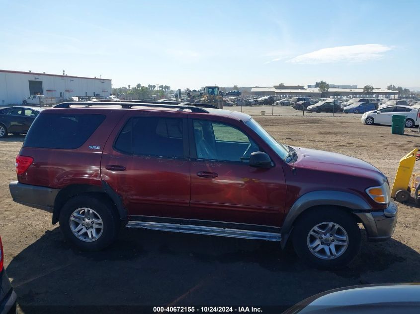 2004 Toyota Sequoia Sr5 V8 VIN: 5TDZT34A14S208054 Lot: 40672155