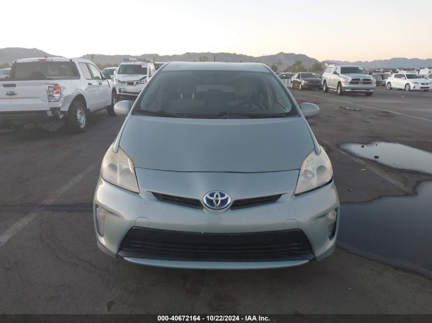 2013 Toyota Prius Two VIN: JTDKN3DU3D5590549 Lot: 40672164