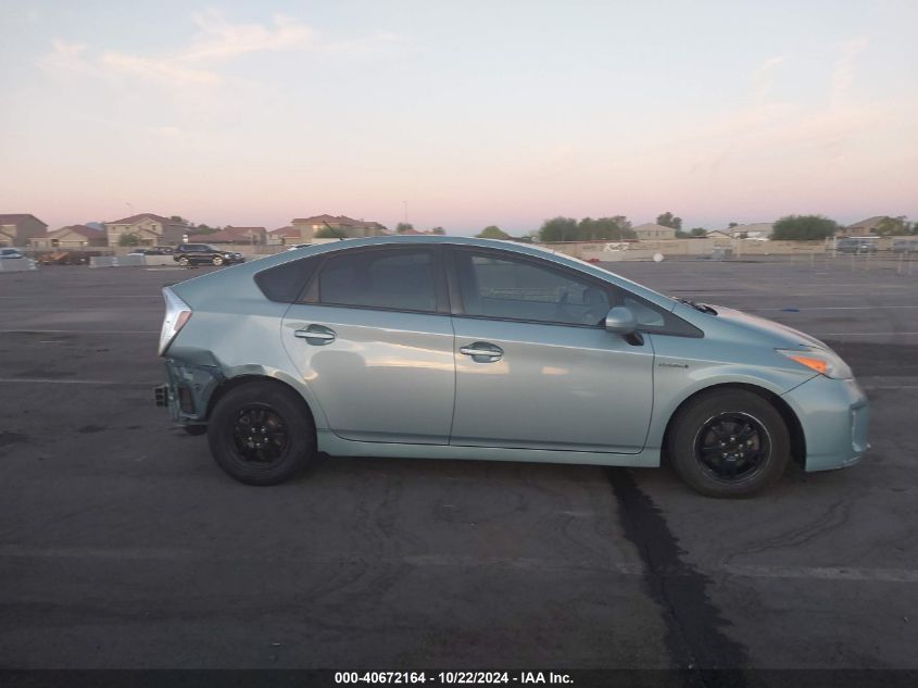 2013 Toyota Prius Two VIN: JTDKN3DU3D5590549 Lot: 40672164