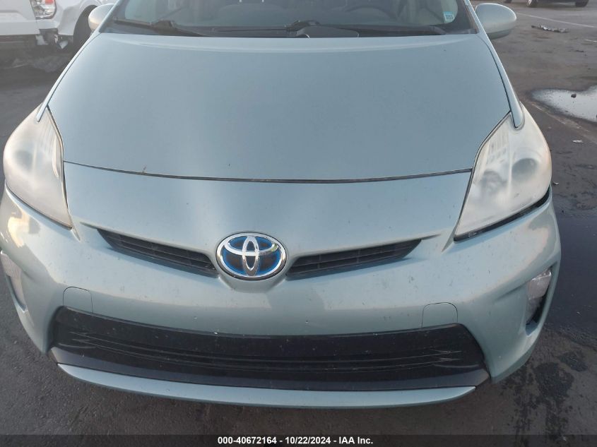 2013 Toyota Prius Two VIN: JTDKN3DU3D5590549 Lot: 40672164