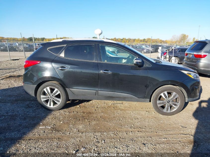 2015 Hyundai Tucson Limited/Se VIN: KM8JU3AGXFU110461 Lot: 40672189