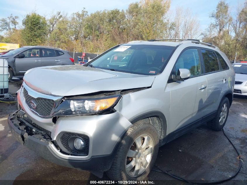 2012 Kia Sorento Lx VIN: 5XYKT3A65CG225307 Lot: 40672234