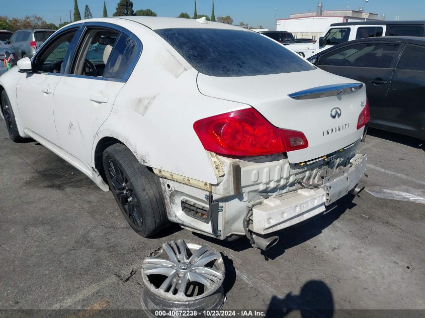 2010 Infiniti G37 Journey VIN: JN1CV6AP8AM403525 Lot: 40672238