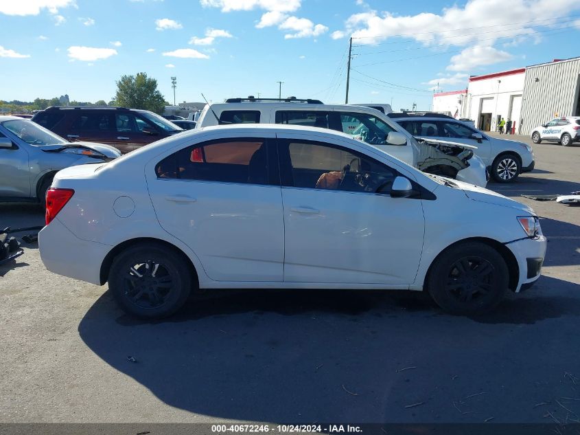 2012 Chevrolet Sonic 1Lt VIN: 1G1JD5SBXC4190772 Lot: 40672246