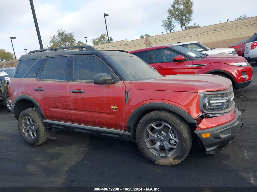 2023 Ford Bronco Sport Badlands VIN: 3FMCR9D94PRE29809 Lot: 40672298