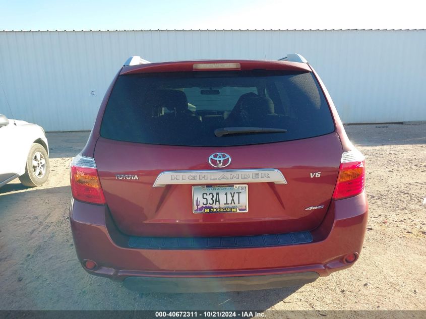 2008 Toyota Highlander VIN: JTEES41A782036956 Lot: 40672311