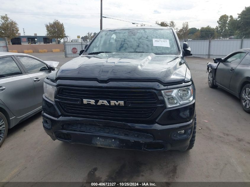 2019 Ram 1500 Big Horn/Lone Star 4X4 5'7 Box VIN: 1C6SRFFT0KN804461 Lot: 40672327