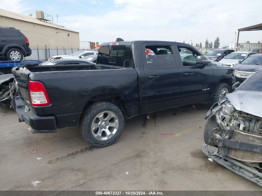 2019 Ram 1500 Big Horn/Lone Star 4X4 5'7 Box VIN: 1C6SRFFT0KN804461 Lot: 40672327