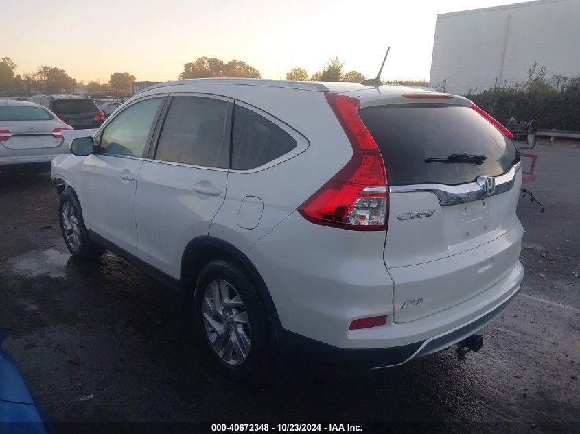 2015 Honda Cr-V Ex-L VIN: 5J6RM3H7XFL019705 Lot: 40672348