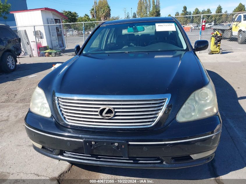 2004 Lexus Ls 430 VIN: JTHBN36F540128570 Lot: 40672355