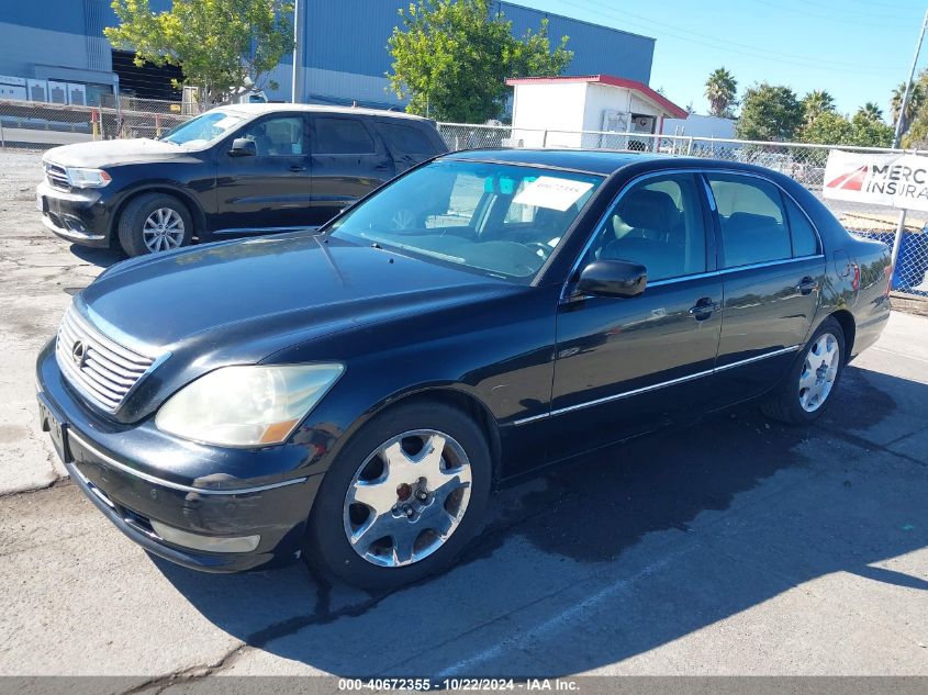 2004 Lexus Ls 430 VIN: JTHBN36F540128570 Lot: 40672355