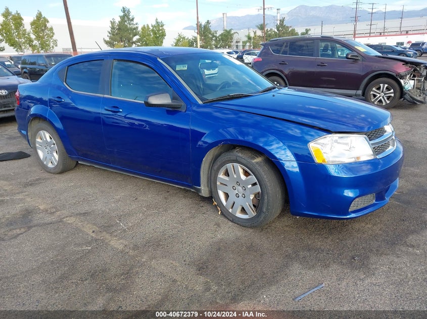 2013 DODGE AVENGER SE V6 - 1C3CDZAG3DE751186