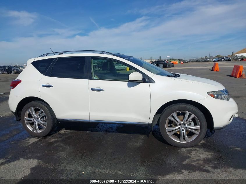 2014 Nissan Murano Le/S/Sl/Sv VIN: JN8AZ1MW0EW515331 Lot: 40672400