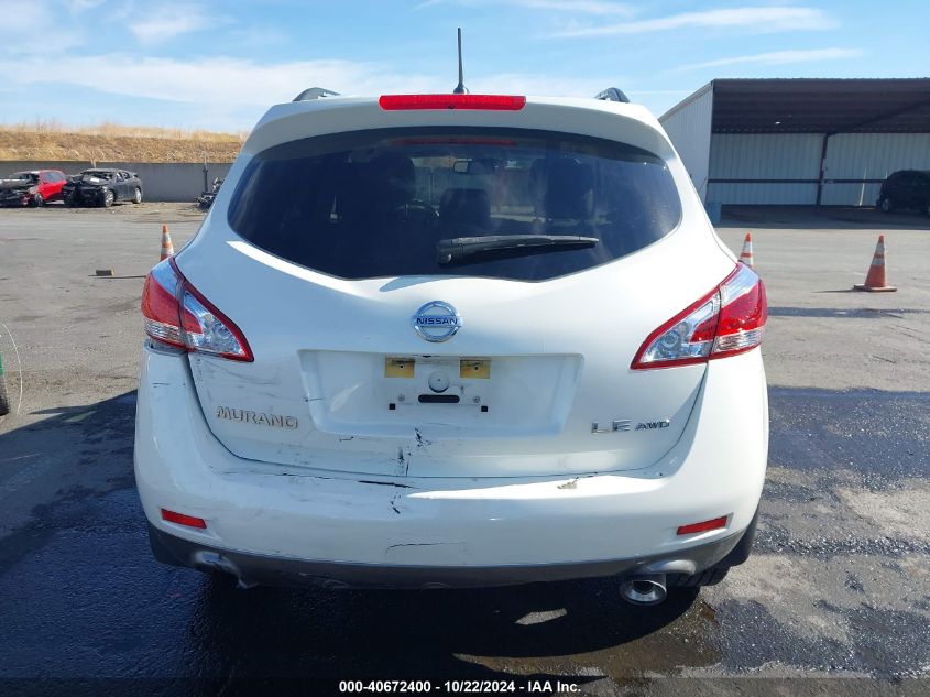 2014 Nissan Murano Le/S/Sl/Sv VIN: JN8AZ1MW0EW515331 Lot: 40672400