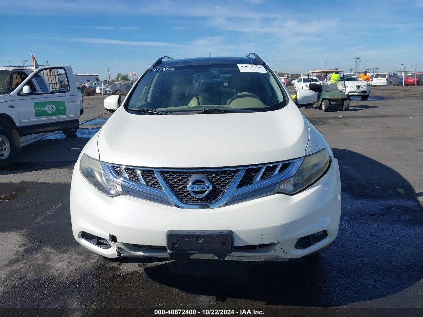 2014 Nissan Murano Le/S/Sl/Sv VIN: JN8AZ1MW0EW515331 Lot: 40672400