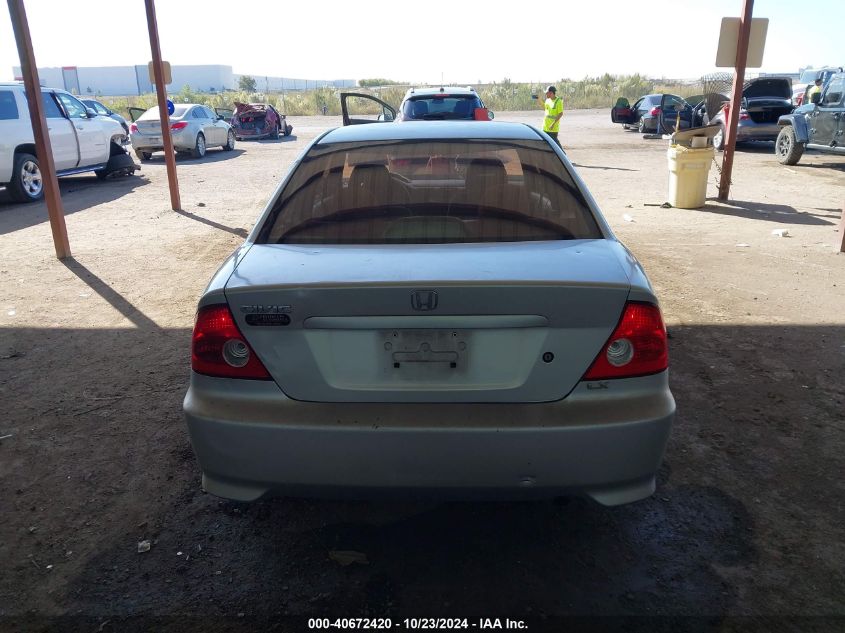 2004 Honda Civic Lx VIN: 1HGEM22554L071618 Lot: 40672420