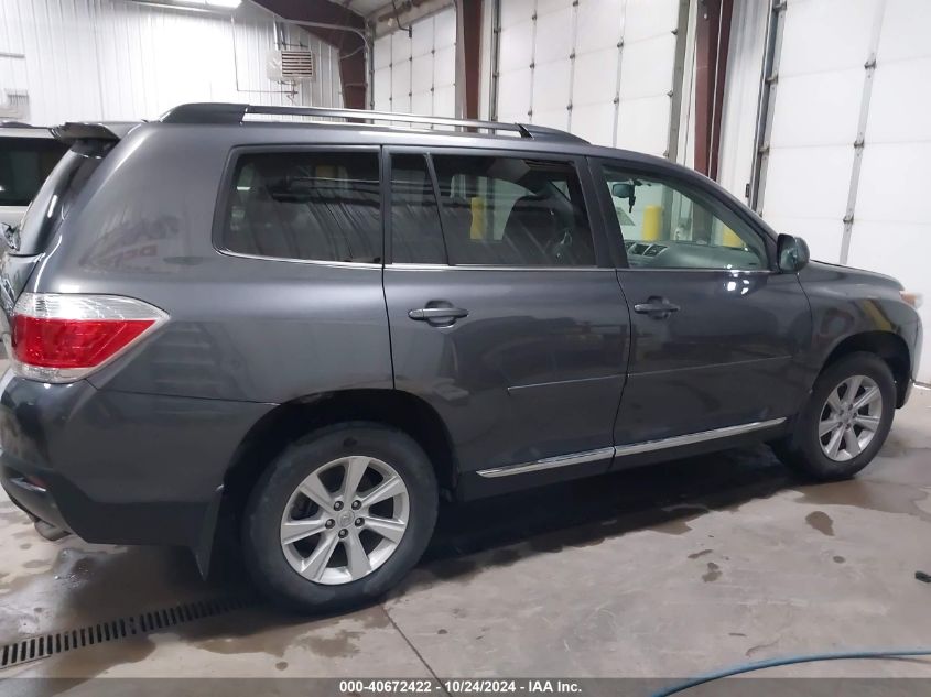 2011 Toyota Highlander Se V6 VIN: 5TDBK3EH1BS042583 Lot: 40672422