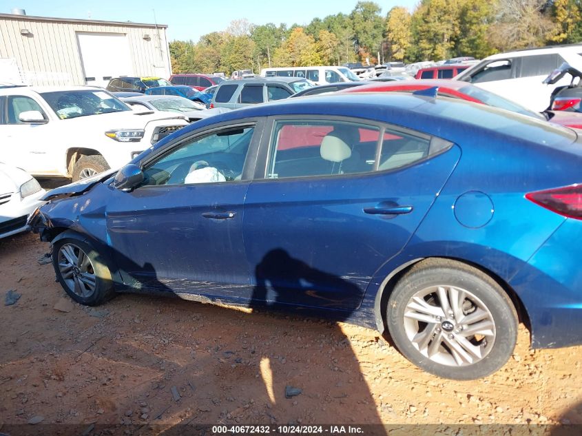 2019 Hyundai Elantra Sel VIN: 5NPD84LF0KH496392 Lot: 40672432