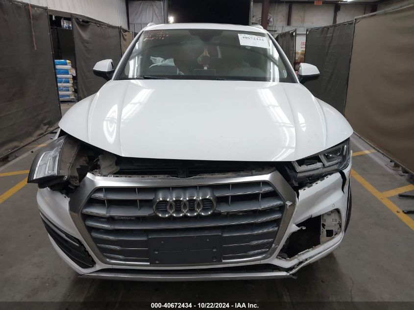 2018 Audi Q5 2.0T Premium/2.0T Tech Premium VIN: WA1BNAFY9J2091749 Lot: 40672434