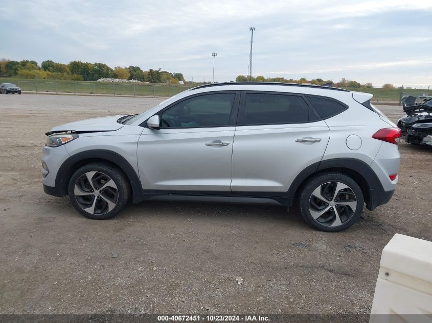 2016 Hyundai Tucson Limited VIN: KM8J33A27GU209618 Lot: 40672451