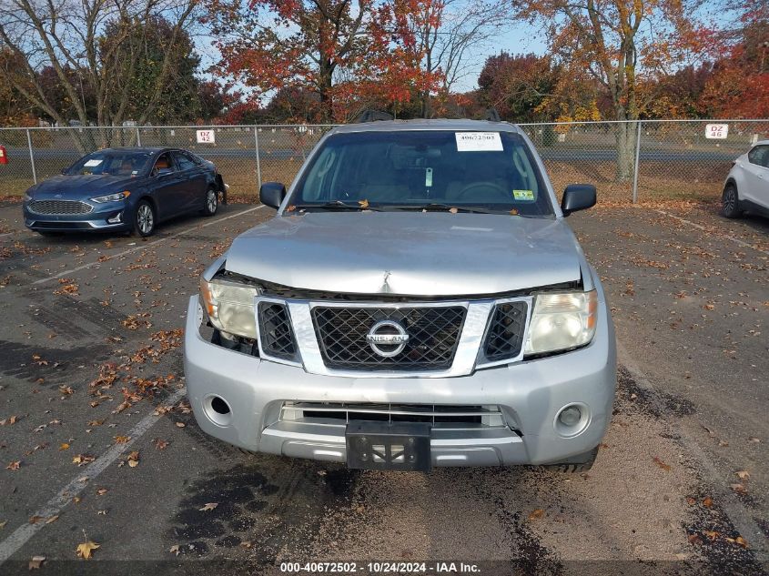 2010 Nissan Pathfinder S VIN: 5N1AR1NB0AC629487 Lot: 40672502