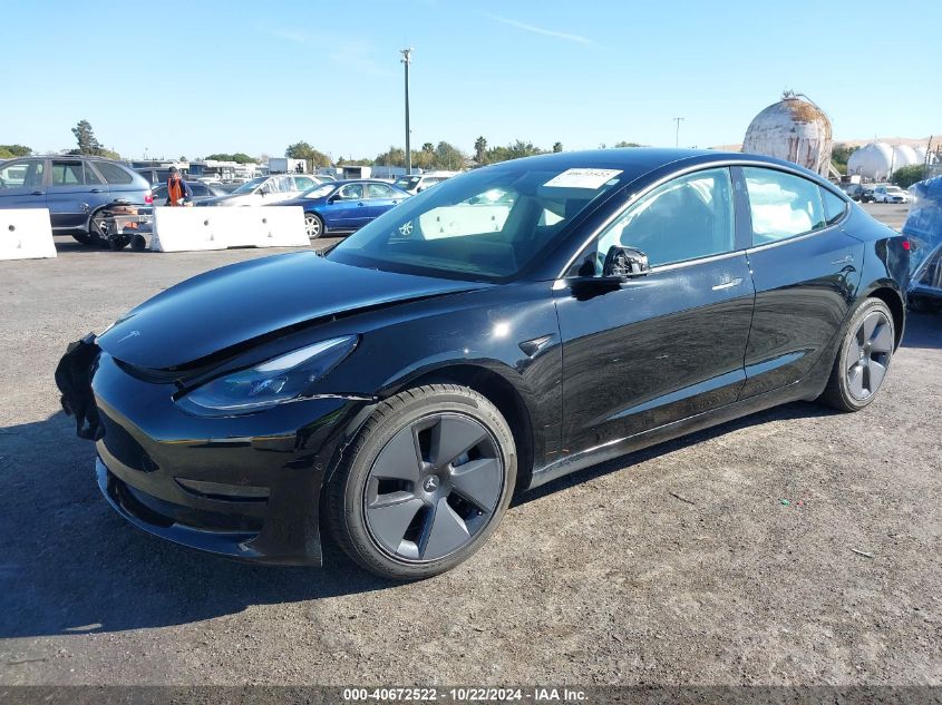 VIN 5YJ3E1EA7MF929485 2021 Tesla Model 3, Standard... no.2