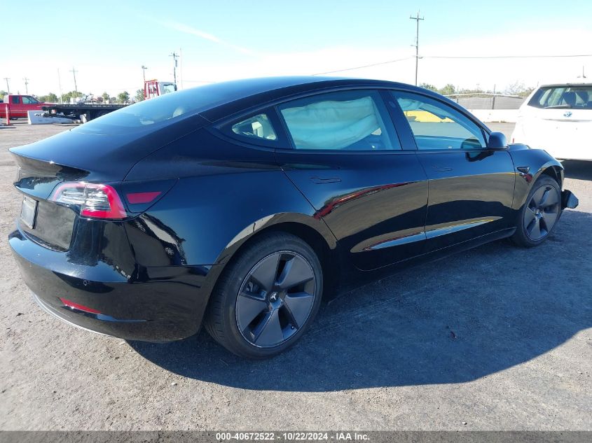 VIN 5YJ3E1EA7MF929485 2021 Tesla Model 3, Standard... no.4