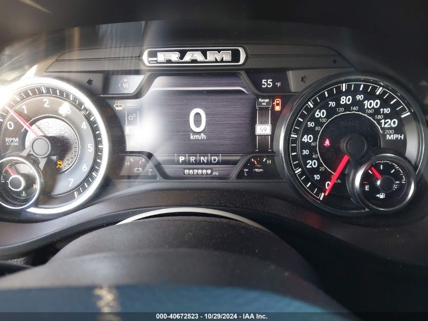 2020 RAM 1500 BIG HORN 4X4 5'7 BOX VIN: 1C6SRFFT8LN123305