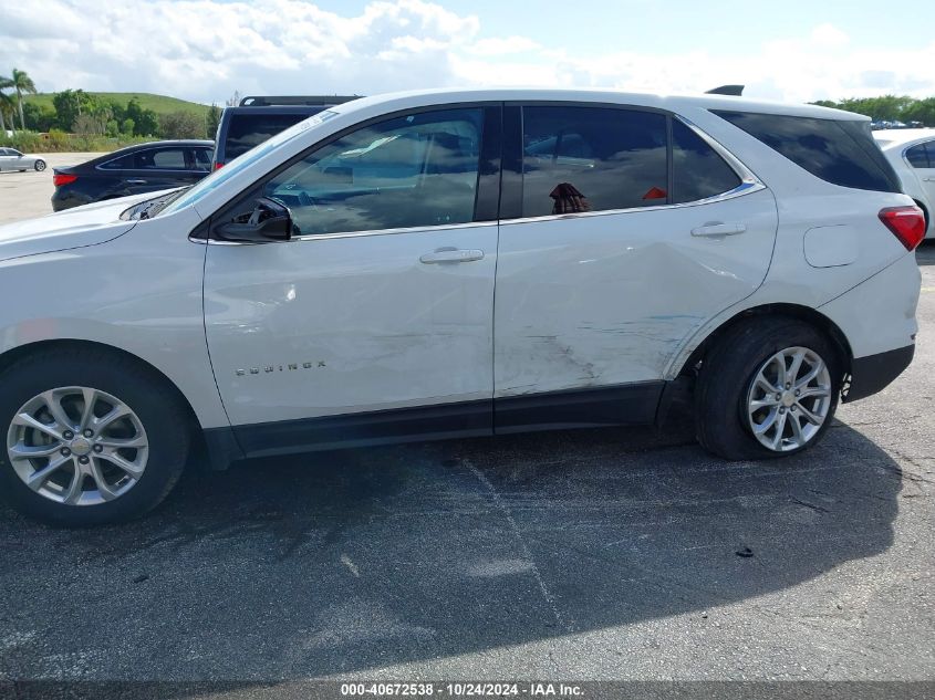 2020 Chevrolet Equinox Fwd Lt 1.5L Turbo VIN: 2GNAXKEV8L6242392 Lot: 40672538