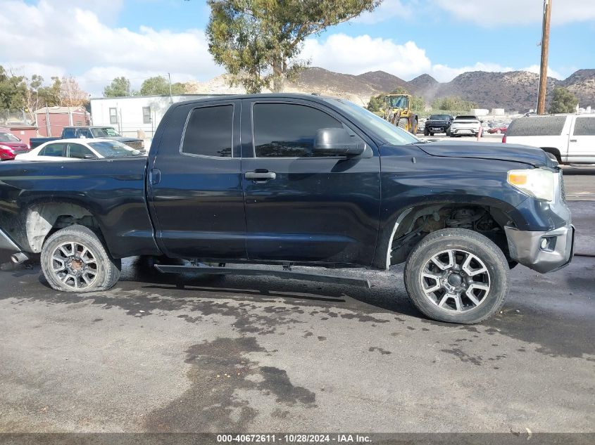 2014 Toyota Tundra Double Cab Sr/Double Cab Sr5 VIN: 5TFUY5F17EX389239 Lot: 40672611