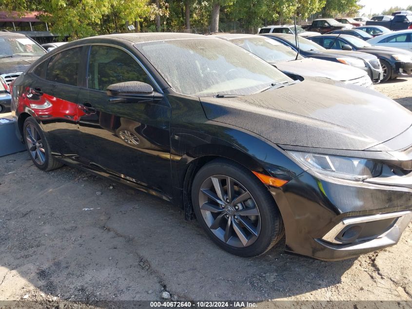 2019 Honda Civic Ex VIN: JHMFC1F39KX000533 Lot: 40672640