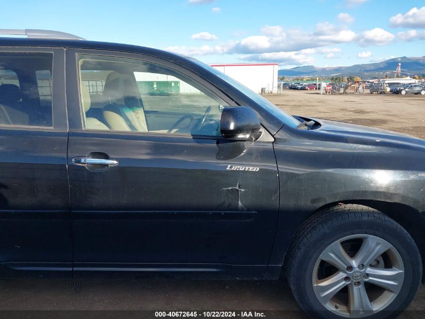 2008 Toyota Highlander Limited VIN: JTEES42A182086086 Lot: 40672645