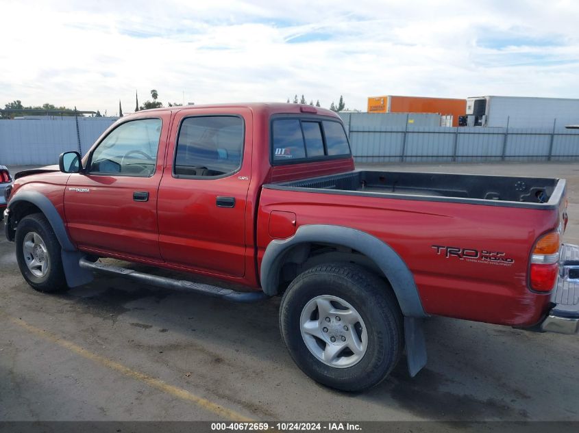 2003 Toyota Tacoma Double Cab Prerunner VIN: 5TEGM92N43Z229379 Lot: 40672659