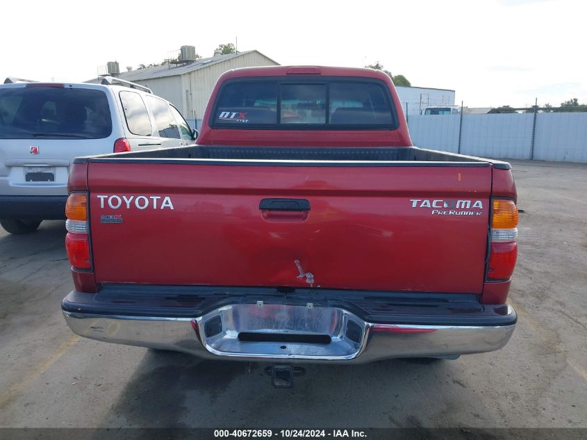 2003 Toyota Tacoma Double Cab Prerunner VIN: 5TEGM92N43Z229379 Lot: 40672659