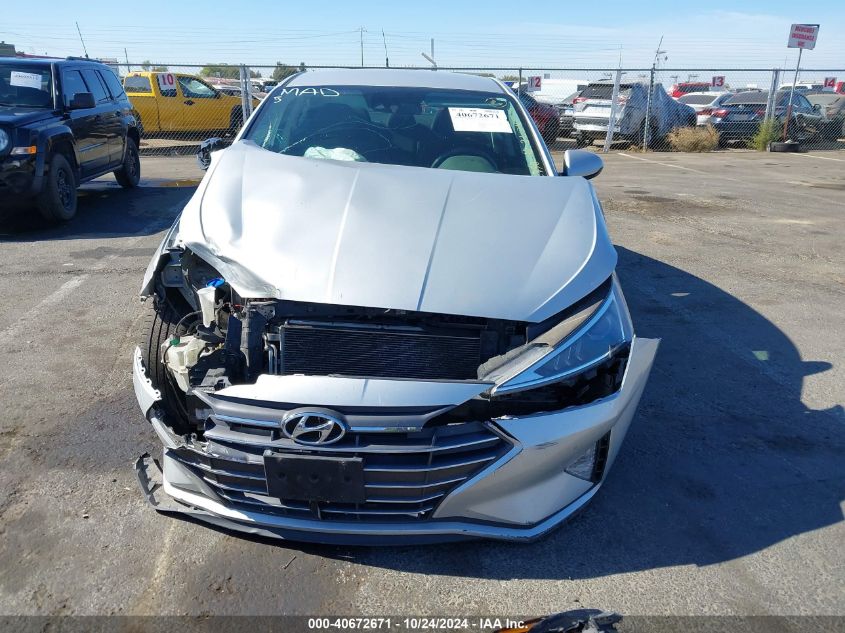 2020 Hyundai Elantra Sel VIN: 5NPD84LF4LH511736 Lot: 40672671