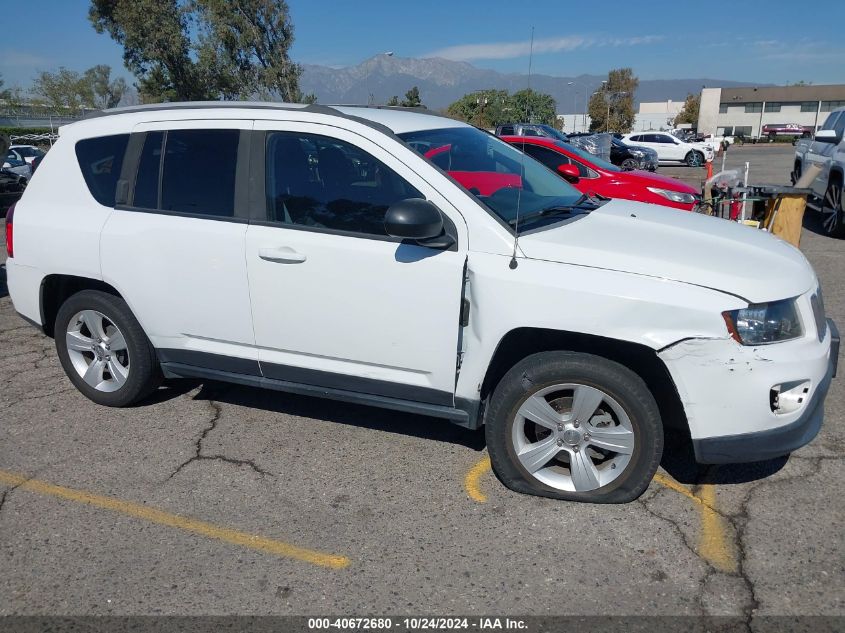 2016 Jeep Compass Sport VIN: 1C4NJCBA9GD743821 Lot: 40672680