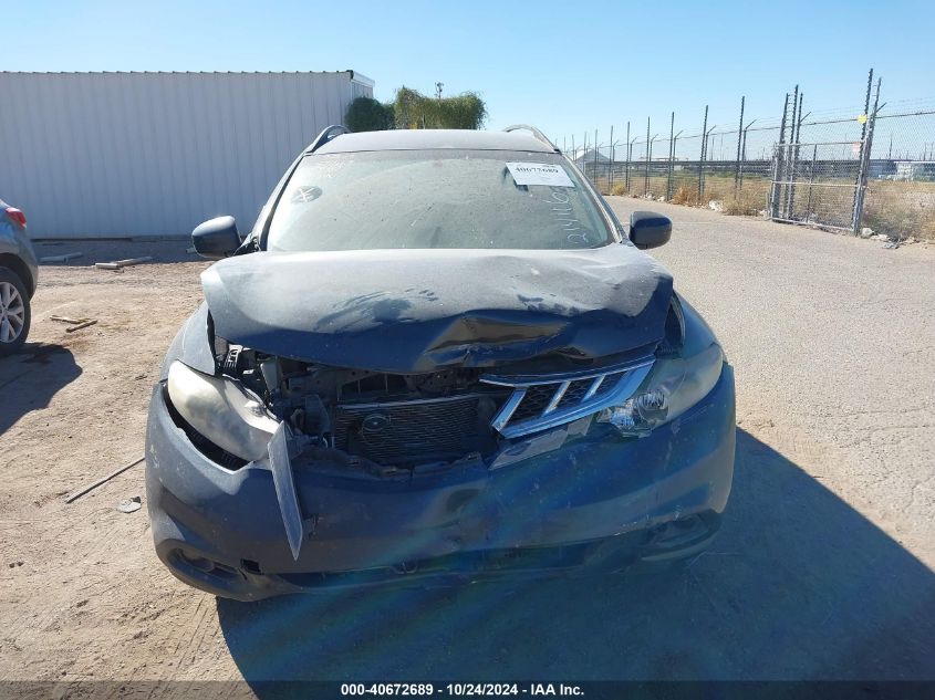 2013 Nissan Murano Sv VIN: JN8AZ1MU7DW214116 Lot: 40672689