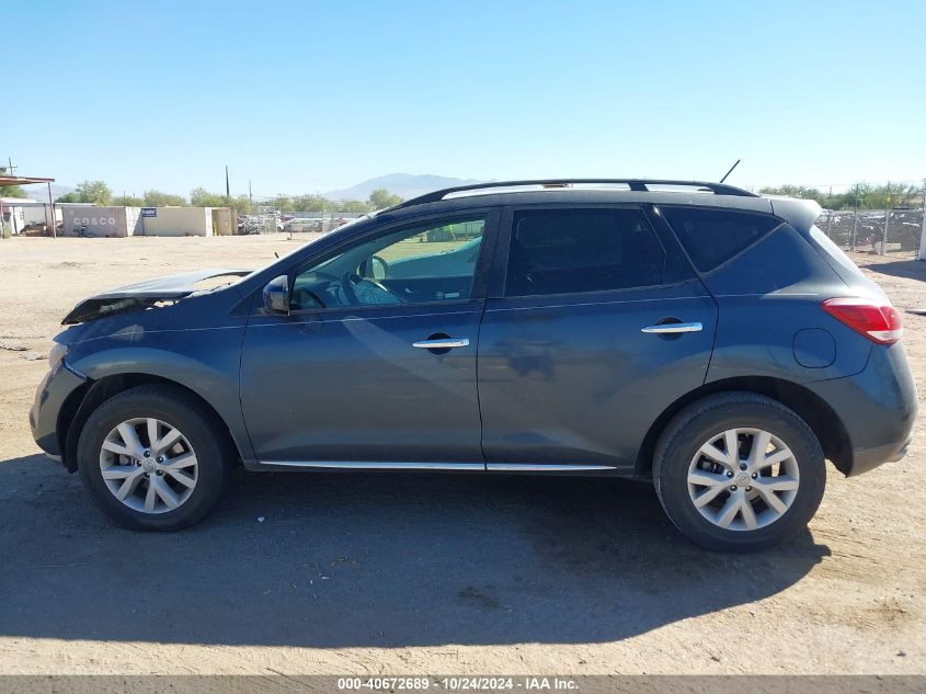 2013 Nissan Murano Sv VIN: JN8AZ1MU7DW214116 Lot: 40672689