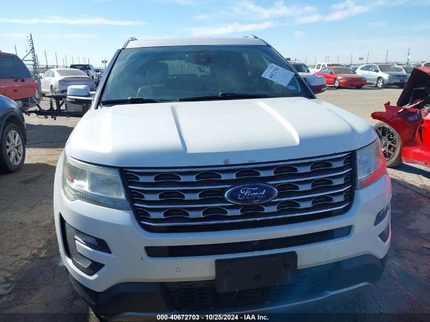 2016 Ford Explorer Limited VIN: 1FM5K7FH9GGD01269 Lot: 40672703